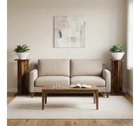 vidaXL Plant Stand 2 pcs Smoked Oak 25 x 25.5 x 60.5 cm