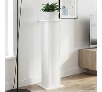 Plant Stand 2pcs White Engineered Wood 30.5x30x100.5cm Minimal Modern Indoor Eco