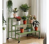 Plant Stand - 3-Tier Freestanding Flower Display Rack for Garden, Multi-Layer Planter Organizer, Versatile Indoor/Outdoor Pot Shelf