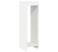 Plant Stand 30x30x100cm White Engineered Wood 2-Shelf Space-Saving Frame Indoor