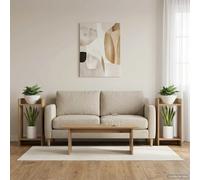 vidaXL Plant Stand 2 pcs Artisan Oak 30 x 30 x 60 cm Engineered Wood