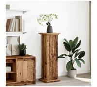 Plant Stand 31x30x90cm Old Wood Engineered Wood Textured Hinge Door Indoor Patio