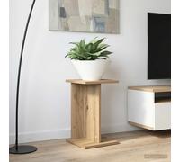 Plant Stand Artisan Oak Engineered Wood 25x25.5x40.5cm 2pcs Indoor Minimal Style