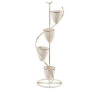 Plant Stand BANEBERRY 24 cm Beige Metal