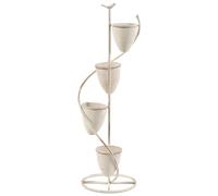 Plant Stand BANEBERRY 24 cm Beige Metal