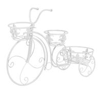 vidaXL Plant Stand Bicycle Shape Vintage Style Metal Garden Flower Display