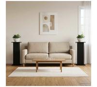 Plant Stand Black Engineered Wood 30.5x30x80.5cm Moisture-Resistant 2pcs Indoor