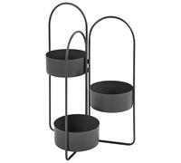 Plant Stand COLUTENA Metal 56 cm Black