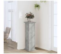 Plant Stand Concrete Grey Engineered Wood 33x33x100cm Tall Modern Indoor Display