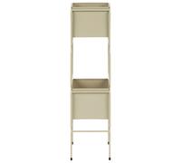 Beliani Plant Stand COTINUS Metal 20 cm Beige, Cream