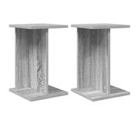 vidaXL Plant Stand 2 pcs Sonoma Oak 25 x 25.5 x 80.5 cm