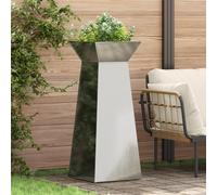 Plant Stand Galvanised steel 40 x 40 x 101 cm Durable Plant Stand Berkfield Home Multi One Size