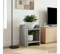 Plant Stand Grey Sonoma 30x30x40 cm Engineered Wood 2-Tier Space-Saving Indoors