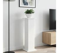 Plant Stand High Gloss White 30.5x30x100.5cm Engineered Wood 2pc Indoor Moisture