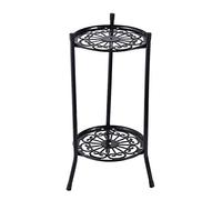 Plant Stand Indoor | 2 Tier Wrought Iron Flower Pot Rack Plant Stand, Metal Tall Plant Holder Flower Pot Rack, Flower Pot Holder Decorative Plants Shelf For Corner Patio Garden Balcony Living Room