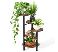 Plant Stand Indoor 4-Tiered Tall 30.1" Corner Plant Table Plant Shelf For Living Room Plant Table