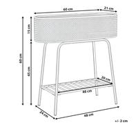 Plant Stand LINNAEA Metal 60 cm White
