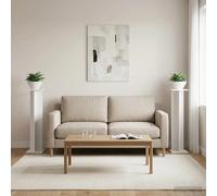 Plant Stand Modern Slim 2-Tier White Engineered Wood Indoor 25 x 25.5 x 100.5 cm