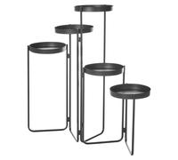 Plant Stand NANTEN Metal 87 cm Black