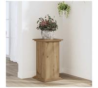 vidaXL Plant Stand Artisan Oak 33x33x60 cm Engineered Wood – 60 kg load