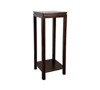 Plant Stand Simple Double Chinese Wood Bonsai Display Stand, Plant Rack for Living Room Balcony Gardening(Large)