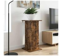 Plant Stand Smoked Oak Engineered Wood 30.5x30x60.5cm 2pc Indoor Moisture-Resist