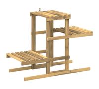 Plant Stand Solid Acacia Wood Modern Outdoor Display Garden Holder Rack vidaXL