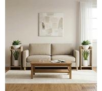 Plant Stand Sonoma Oak 30x30x60cm Engineered Wood 2-Shelf Space-Saving Modern
