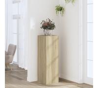 Plant Stand Sonoma Oak 33x33x100 cm Engineered Wood Berkfield Home Brown One Size