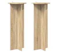 Plant Stand Sonoma Oak 40x100cm Engineered Wood Modern Indoor Display Max 60kg.