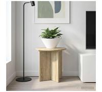 Plant Stand Sonoma Oak 40x40x40cm Engineered Wood Modern Indoor Minimal Storage