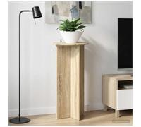 Plant Stand Sonoma Oak 40x40x80 cm Engineered Wood Indoor Modern 2pcs Max 60kg.