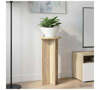 Plant Stand Sonoma Oak Engineered Wood 29.5x29.5x60cm Modern Indoor 2pcs Minimal