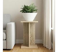 Plant Stand Sonoma Oak Engineered Wood Multi-Tier Indoor 25x25.5x40.5 cm Durable