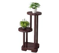 Plant Stand Tiered Tall Plant Stand for Indoor - Wood Plant Shelf Corner Display Rack - Multi-Tier Planter Pot Holder Flower Stand for Living Room Balcony Garden Patio,3 Ti（Rosewood-2 Tiers）
