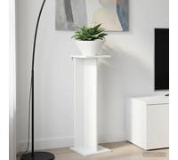 Plant Stand White 25x25.5x80.5cm Engineered Wood Multi-Tier Indoor Modern Sleek