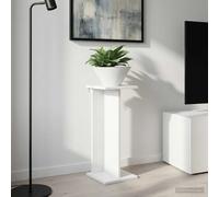 Plant Stand White Engineered Wood 3-Tier Indoor Display Durable 25x25.5x60.5 cm