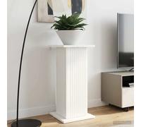 Plant Stand White Engineered Wood 30.5x30x60.5cm Moisture Resistant Indoor 2pc