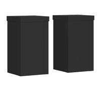 Plant Stands Garden Plant Pot Holder Flower Stand 2 pcs Engineered wood vidaXL