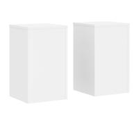 vidaXL Plant Stand 2 pcs Old Wood 30 x 30 x 50 cm Engineered Wood