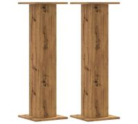 Plant Stands Garden Plant Pot Holder Flower Stand 2 pcs Engineered Wood vidaXL