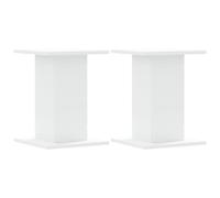 Plant Stands Garden Plant Pot Holder Flower Stand 2 pcs Engineered Wood vidaXL