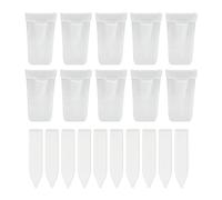 Plant Starter Pots | Pack of 10 Breathable Double Layer Planters | Self-Watering Pots for Indoor Plants - for Violet Cuttings Sowing Propagation Indoor Office Garden Patio