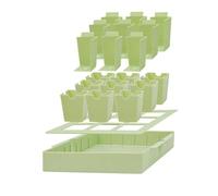 Plant Starter Tray Germination Kit, Seeding Box Versatile Plant Germination Tray,Reusable for Plants Starting Greenhouse