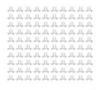 Plant Stem Bender Clips Set of 100, Low Stress Plant Training Clips for Supporting and Redirecting Branch Growth in Various Gardening Environments (White)