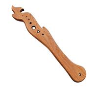 Plant Stem Stripper, Multi-Functional Kitchen Tool, Wood, Her-bs Leaf Stripping Tool, Her-b Peeler, Non-Slip Ergonomic Handle, for Kale Thyme Basil Rosemary Cilantro Mint Lettuce Home