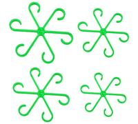 Plant Stem Support - 4 Set of Plant Climbers Stem Holders | Improve Plant Health Garden Single Stem Support Stake | Climbing Houseplant Stem Supports for Alocasia Monstera Grow Uprigh Healthier
