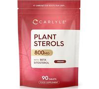 Plant Sterols 800mg Tablets | 90 Count | with Beta-Sitosterol | Vegan and Vegetarian | by Carlyle