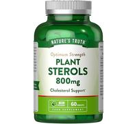 Plant Sterols 800mg | 60 Vegan Tablets | with Beta-Sitosterol | Optimum Strength | Cholesterol Support | Nature's Truth