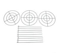 Plant Support Cage 3 Pack Metal Garden Ring Stand Prevents Bending or Breaking Supports Climbing Flowers and Vegetables 15.7in x 11.8in for Peony(Circle type)